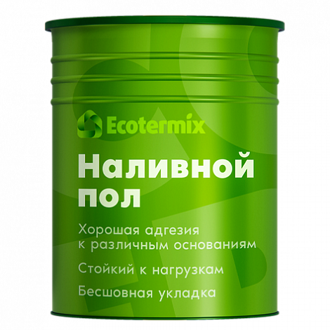 Наливные полы Ecotermix Резиновый наливной пол